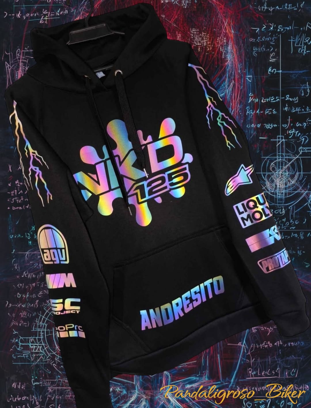 Hoodie Biker personalizado